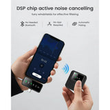 Load image into Gallery viewer, Wireless Lavalier Microphone, Portable Mic Lavalier Microphone for iPhone/Android/Camera, Mini Mic Lavalier Microphone Noise Reduction Mini Mics for Youtube Podcast Interview Vlog Livestreaming